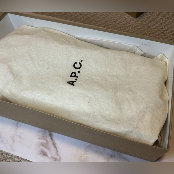 SALE🔥 Authentic APC Charlie Knee-High Boots in Black Shiny Leather - Picture 2 of 6